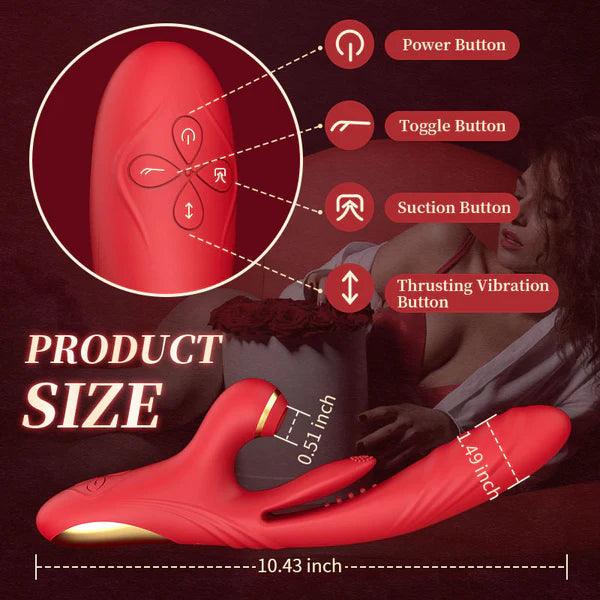 Secret Garden 3 Thrusting & Vibration 7 Sucking 10 Tapping G Spot Vibrator - Secret Garden