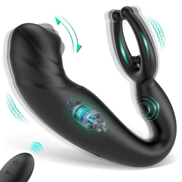 P-spot 9 Remote Control Vibrating Prostate Massager - Secret Garden