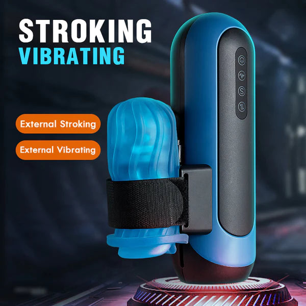 Thrusting Vibrating Masturbation Cup