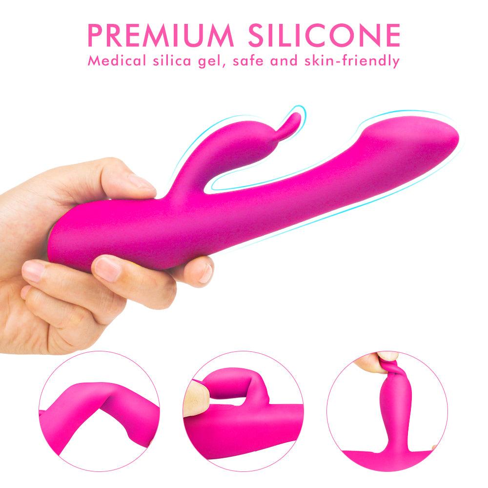 Heated Wireless Remote Control Vibrator Dildo Female Masturbator Vibrator - Secret Garden