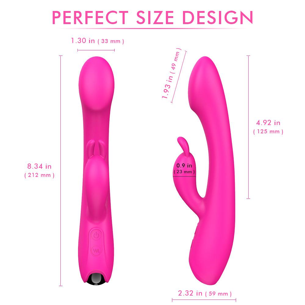 Heated Wireless Remote Control Vibrator Dildo Female Masturbator Vibrator - Secret Garden