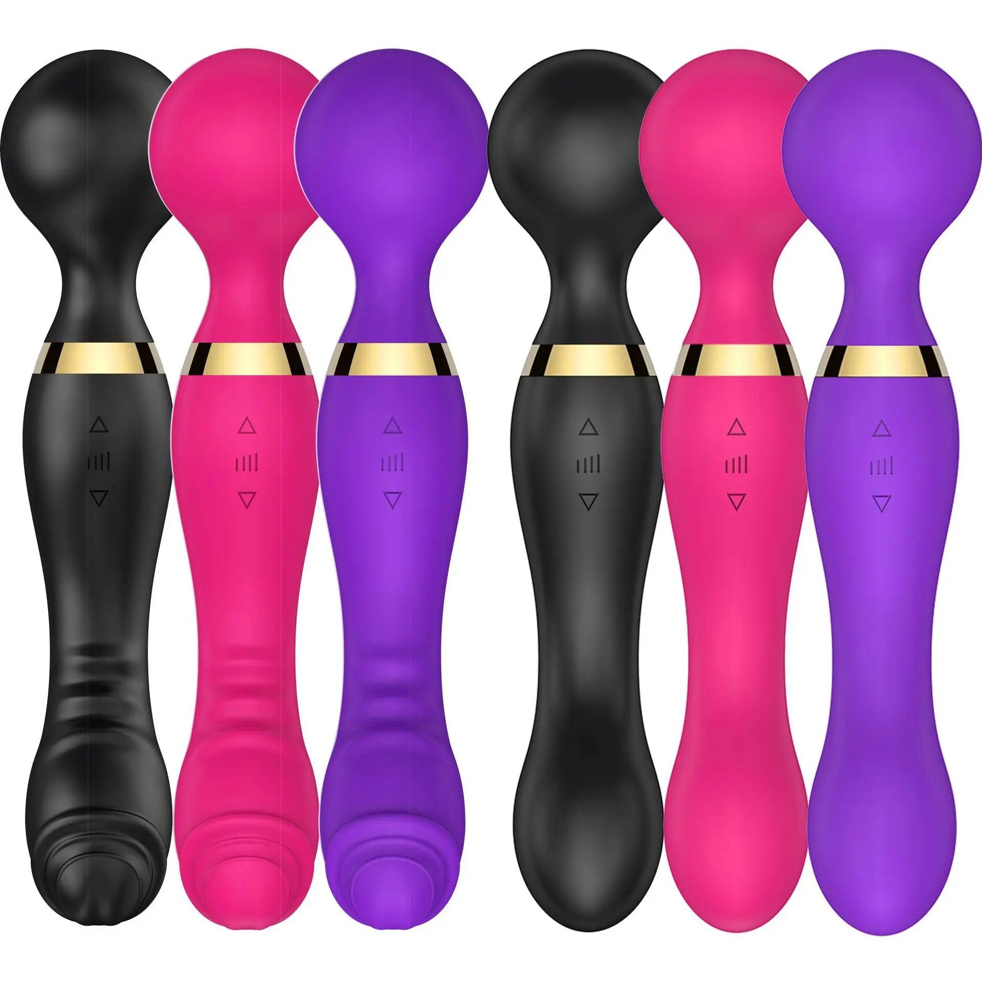 Dual Head Vibrator Body Massager Portable - Secret Garden