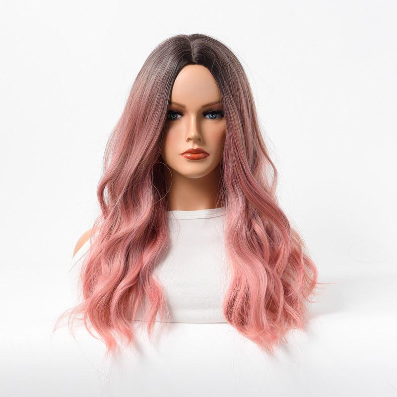 Long curly pink gradient - Secret Garden