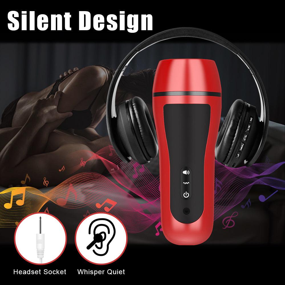 Simulated Pussy Sucking Rotating Electric Voice Male Masturbation Cup - Secret Garden