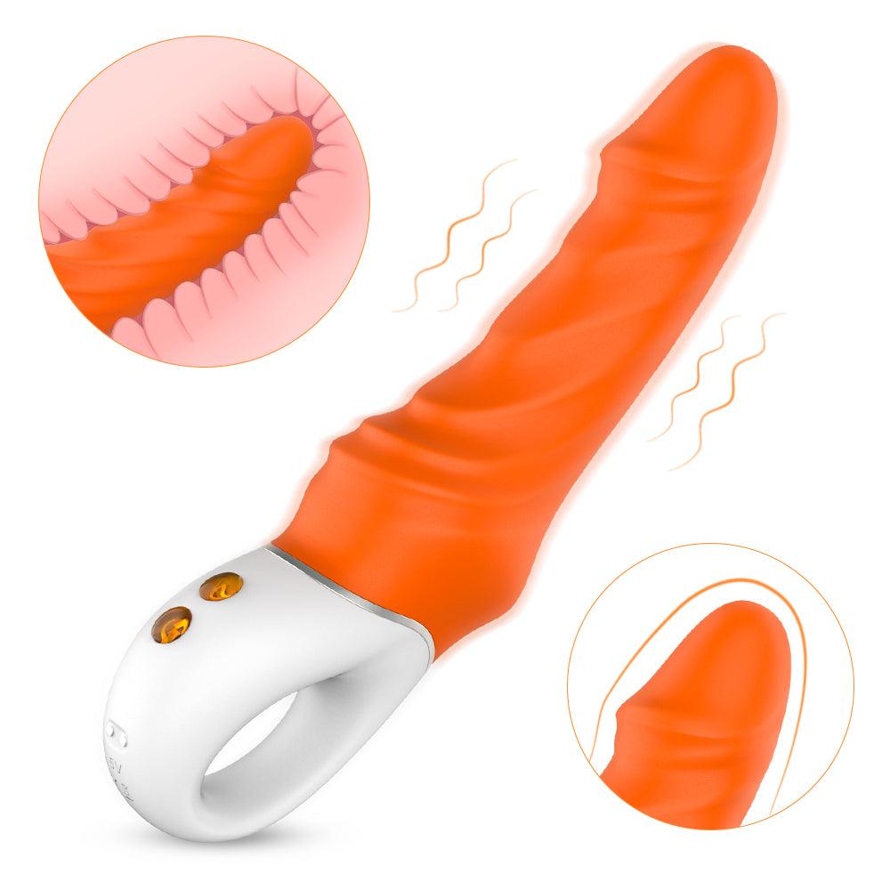 Erotic Vibrator Female Masturbator Supplies Dual Motor Double Head Retractable Vibrator - Secret Garden