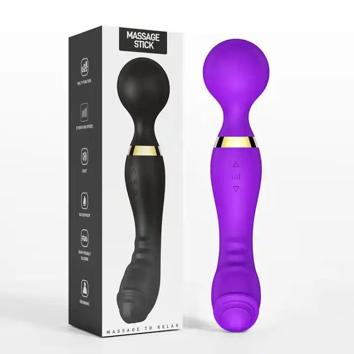 Dual Head Vibrator Body Massager Portable - Secret Garden