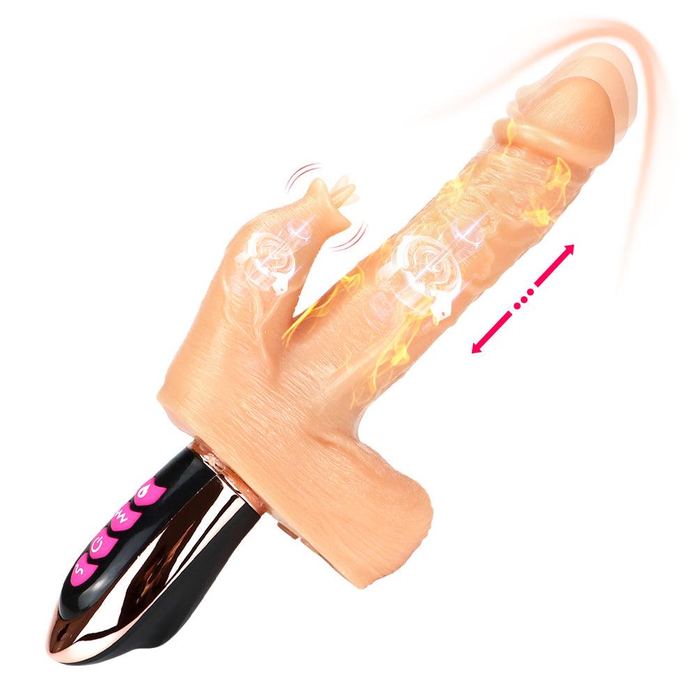 Tidal blowout electric telescopic swinging simulation dildo heated tongue dildo masturbator - Secret Garden