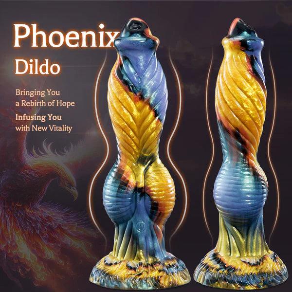 Phoenix - Animal Texture 7 Thrusting Vibrating Big Sucker Monster Dildo 10.23 Inch - Secret Garden