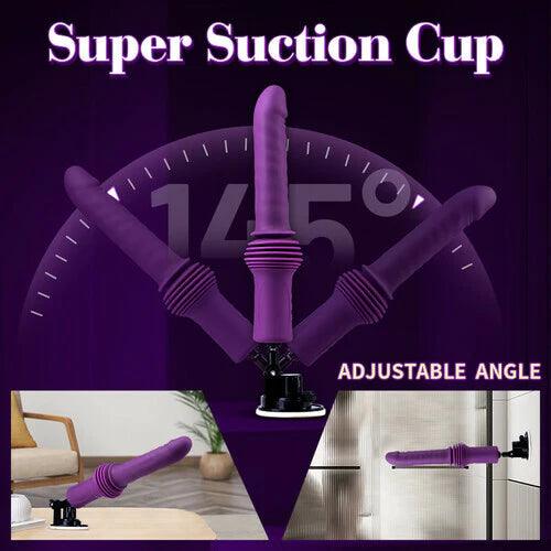 Powerful 145 Inch Adjustable Base Heating Thrusting Vibrating Dildo Machine 11.81 Inch - Secret Garden