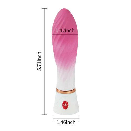 Secret Garden 6 Vibrations Silicone Spiral Texture Bullet Vibrator - Secret Garden