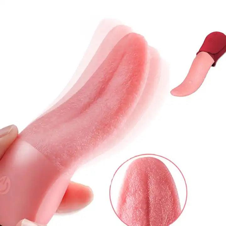 Realistic Vibrating Tongue Vibrator G-spot Vagina Stimulator Female Masturbator Nipple Massager Erotic Sex Toys for Couple - Secret Garden