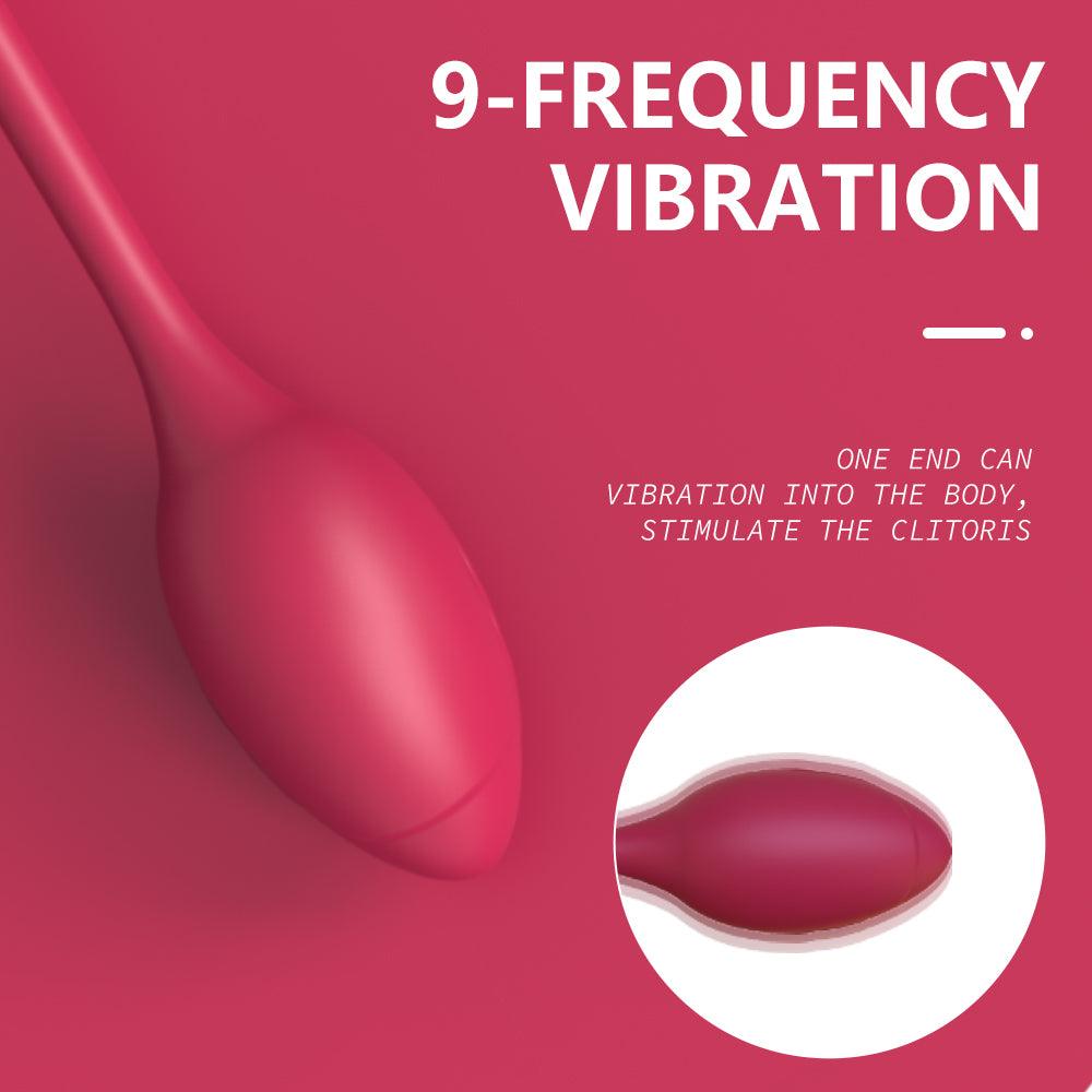 Female Vibrator Rose Rhythms Toy Female 2 in 1 Rose Toy Clitoral Licking Tongue - Secret Garden