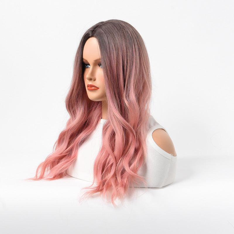 Long curly pink gradient - Secret Garden