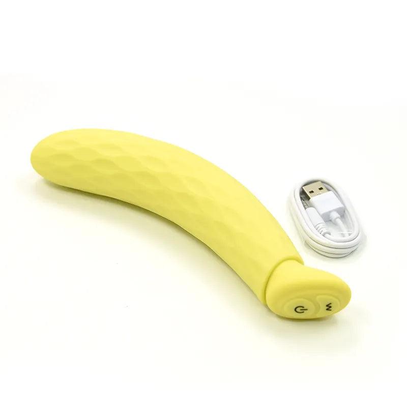 Banana Dildo G Spot Vibrator waterproof quiet for women couples - Secret Garden