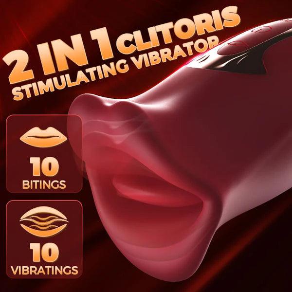 Lip Stimulation Nipple Clitoris Female Vibrator - Secret Garden