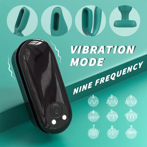 Secret Garden 9 Vibration Sex Toys 4 Pieces Set for Couple with Remote Control - Secret Garden