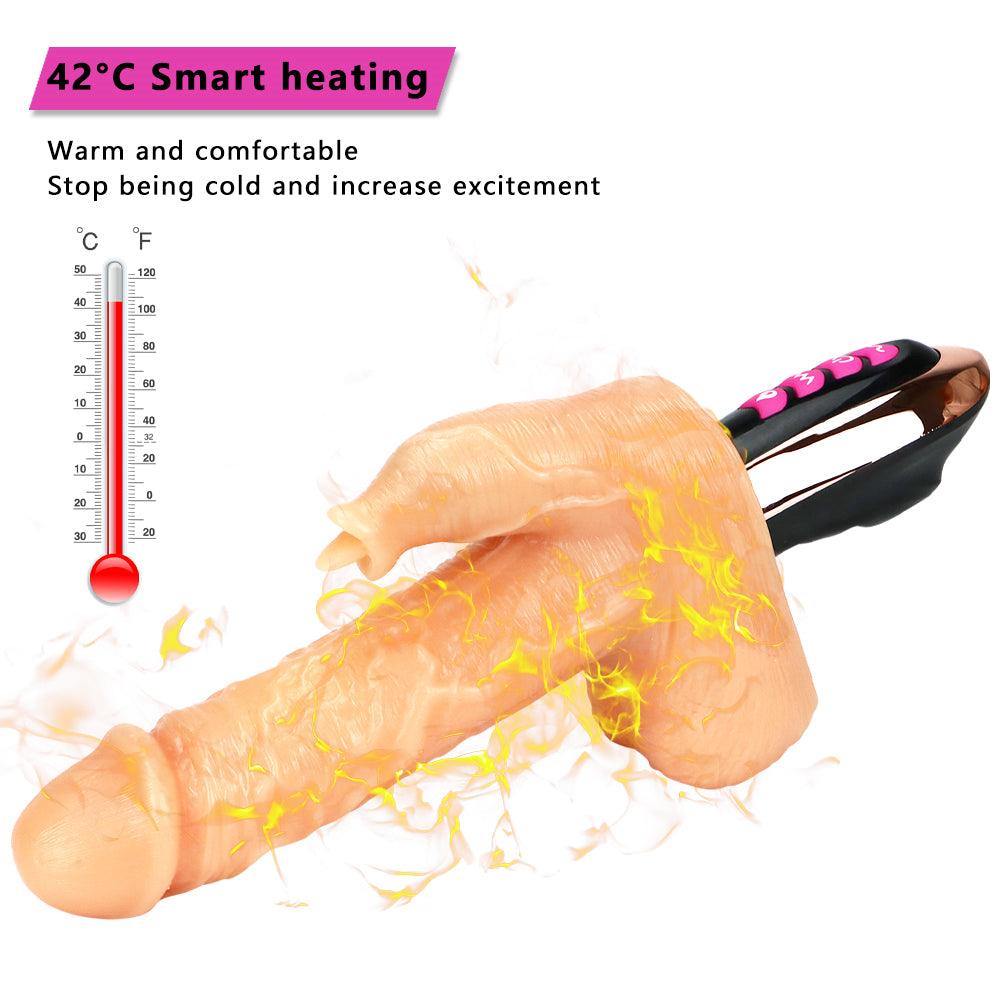 Tidal blowout electric telescopic swinging simulation dildo heated tongue dildo masturbator - Secret Garden