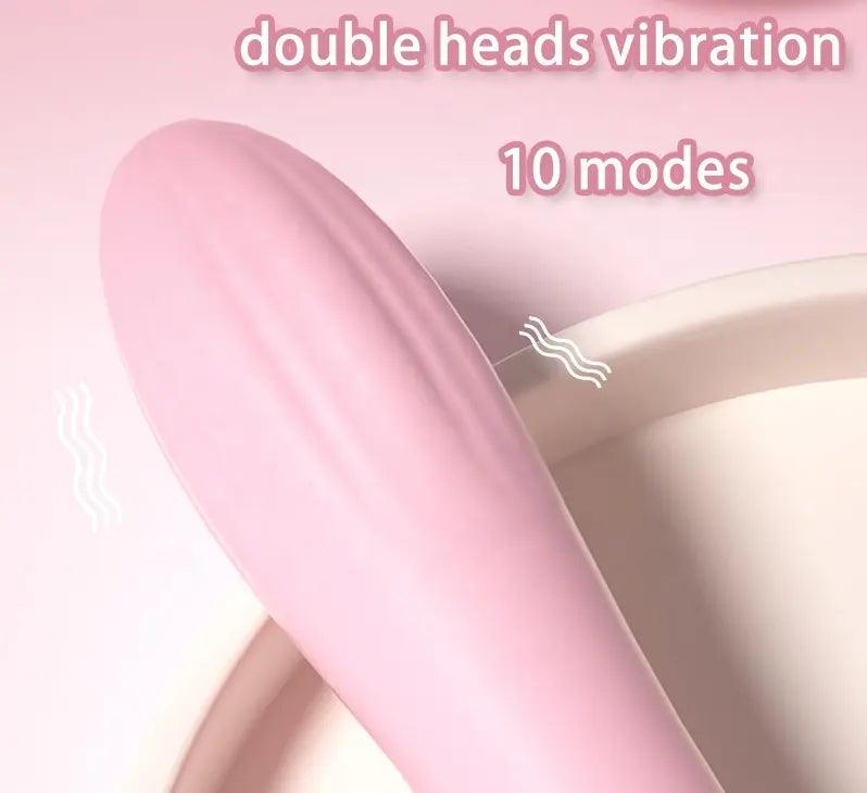 Heated Dual Venus G-Spot Clitoris AV Dildo Vibrators for Women Sex Toys Adult Products - Secret Garden