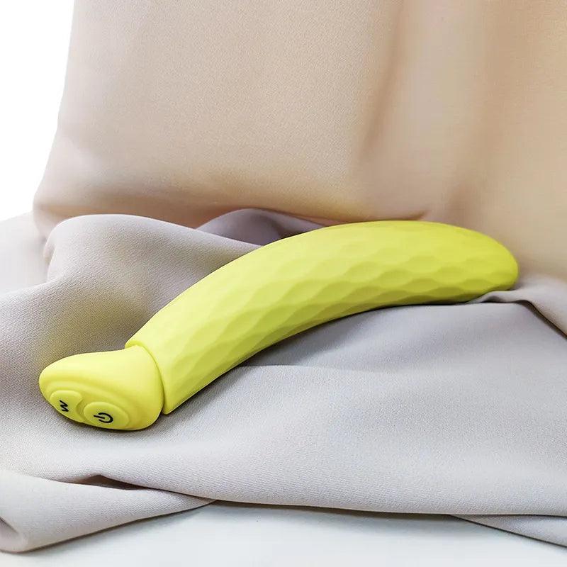 Banana Dildo G Spot Vibrator waterproof quiet for women couples - Secret Garden