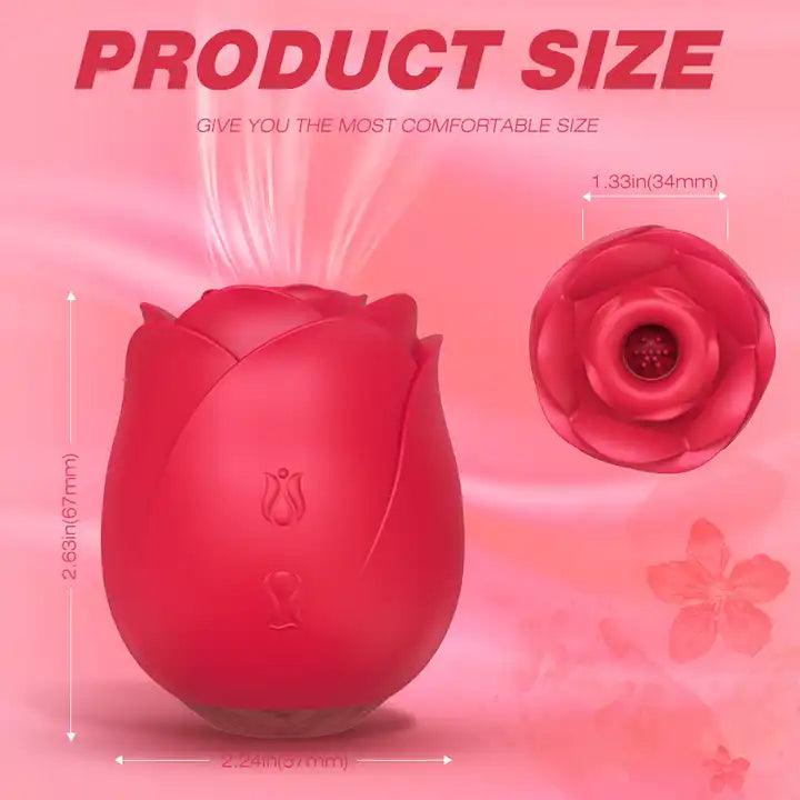 Masturbator rose tongue vibrator licking vibrator clitoris suction cup clitoris stimulator sex toy for women - Secret Garden