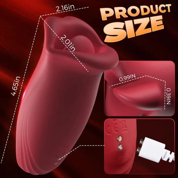 Lip Stimulation Nipple Clitoris Female Vibrator - Secret Garden