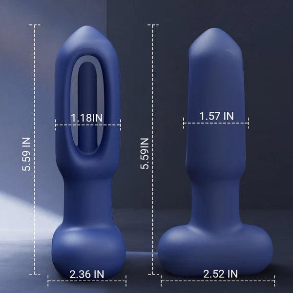 Ryza - 10 Tapping 10 vibrating Anal Therapy Toy with Remote Control - Secret Garden