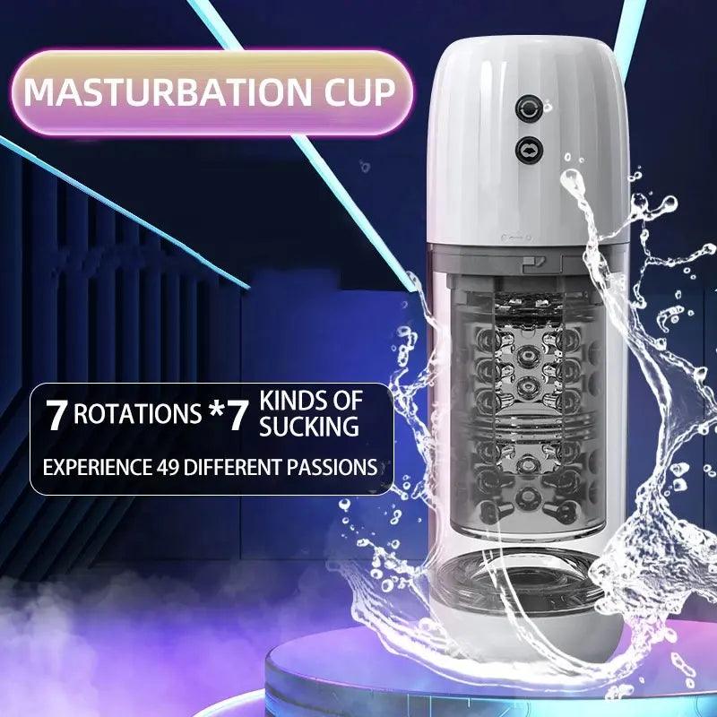 Real Automatic Masturbation Pocket Glans Stimulator Sucking Sex Jet Cup Toy Male Masturbation Cup. - Secret Garden