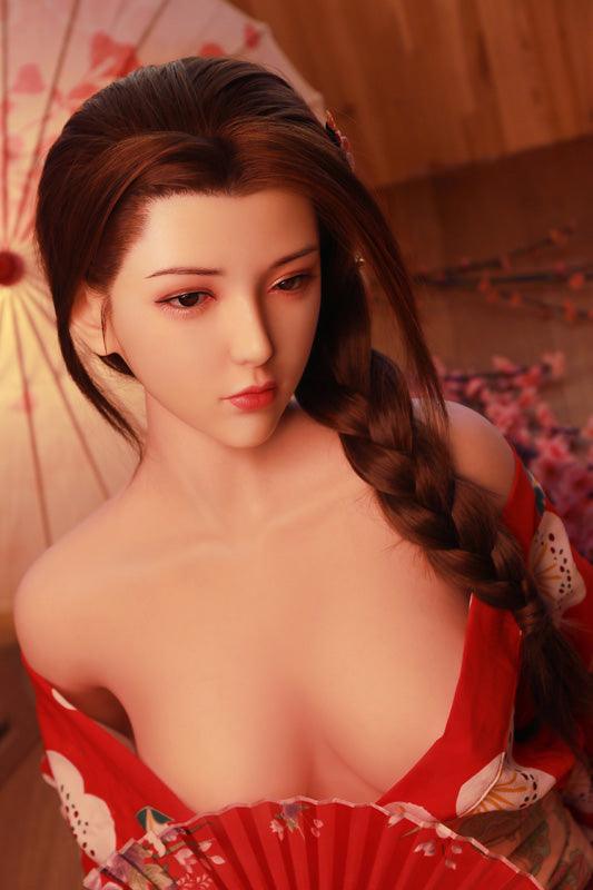 silicone head hair transplant tpe body 170cm japanese geisha - Secret Garden