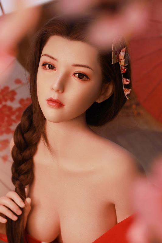 silicone head hair transplant tpe body 170cm japanese geisha - Secret Garden