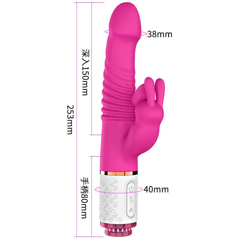 Large Retractable G-spot Clitoral Tongue Vibrator - Secret Garden