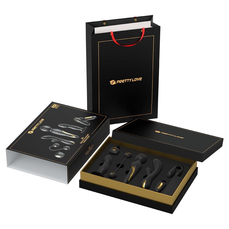 Silicone Gold Plated Kit - Contains 12 Products - Vibrating - Sucking - Remote Control - Secret Garden