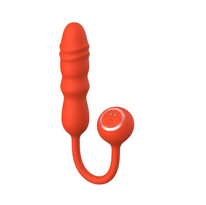 Female G-spot Vibrator Rear Anal Plug Retractable Rotating Masturbator - Secret Garden