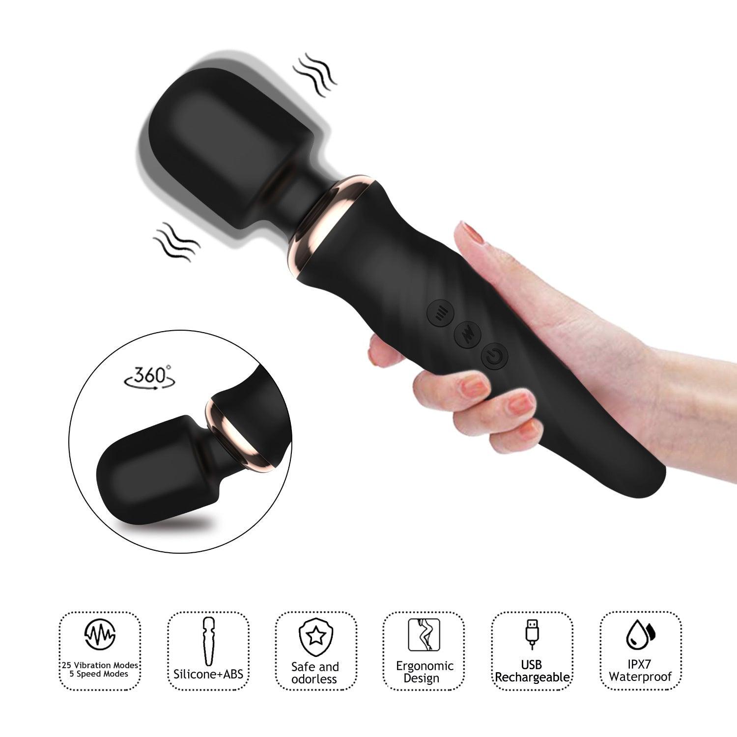 AV Sex Toys Female Masturbator Handheld Vibrator - Secret Garden