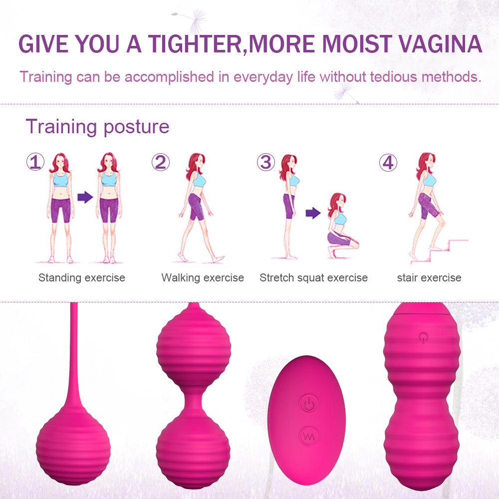 Silicone Wireless Vibration Vaginal Kegel Ball - Secret Garden