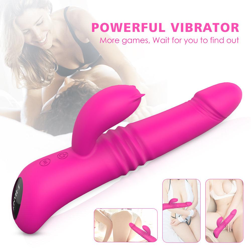 Pendulum Retractable Stick Female Heated Vibrator AV Stick Adult Erotic Products - Secret Garden