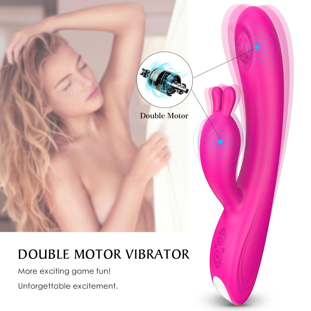 Sihand simulation finger snapping G-spot vibrator female rechargeable strong vibration AV stick female erotic masturbation massage - Secret Garden