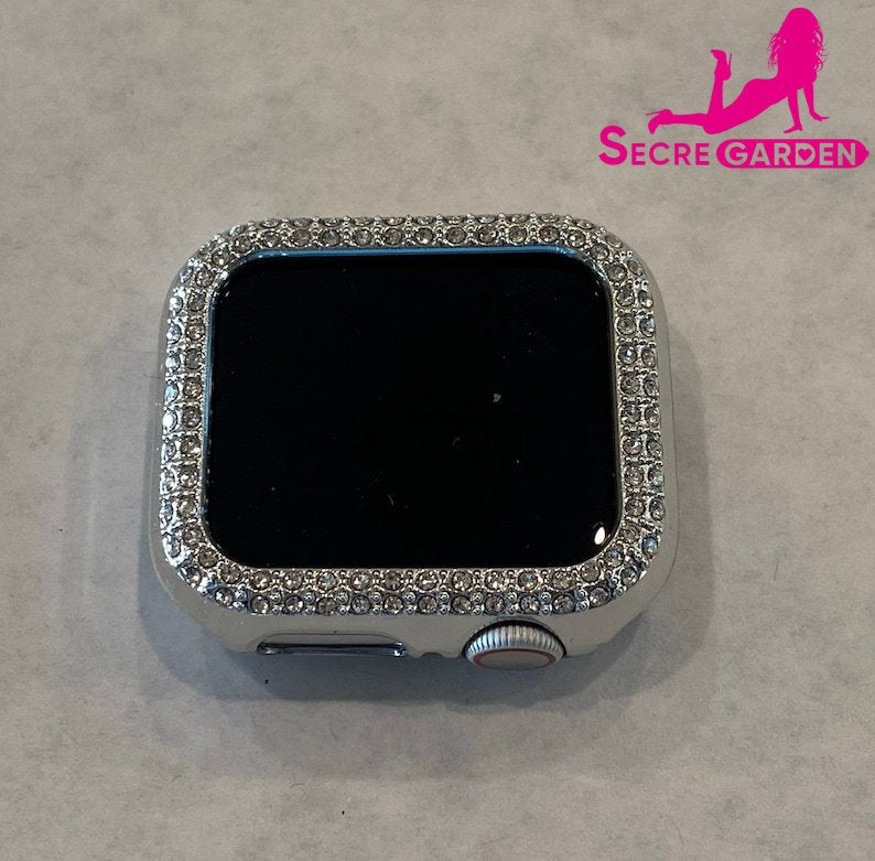 Premium Swarovski Crystal Apple Watch Case Cover - Series 2-9, Ultra 1/2