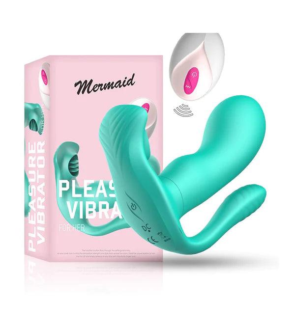 3 In 1 9 Modes Tongues Remote Control Wearable Anal Vibrators - Secret Garden