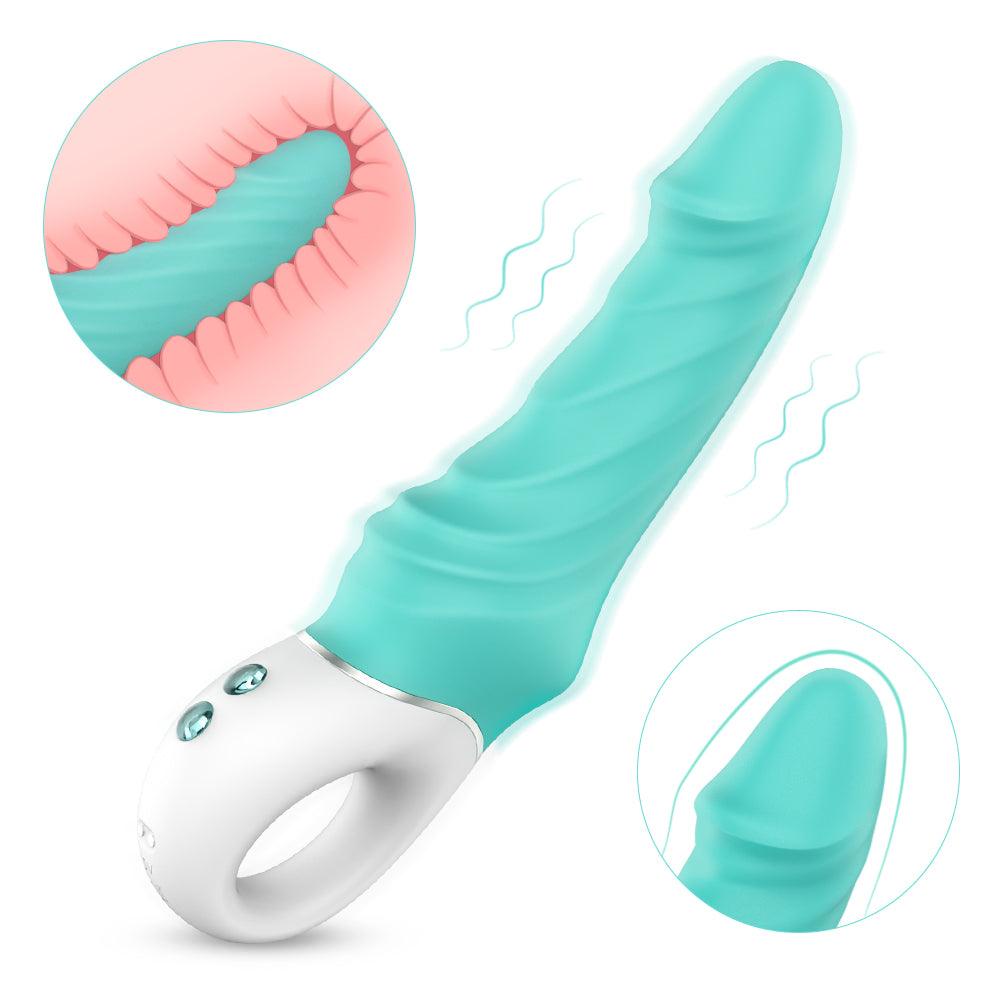 Erotic Vibrator Female Masturbator Supplies Dual Motor Double Head Retractable Vibrator - Secret Garden